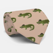 Krokodillen Stropdas (Opgerold)