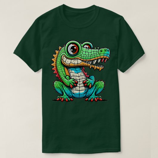 krokodillen t-shirt (Design voorkant)