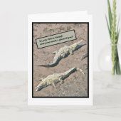 Krokodillen / vriendschap & ondersteuning met Humo Kaart (Voorkant)