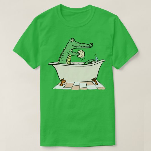 Krokodillenbadtijd T-shirt (Design voorkant)