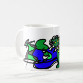 Krokodillenbeat Koffiemok (Voorkant links)