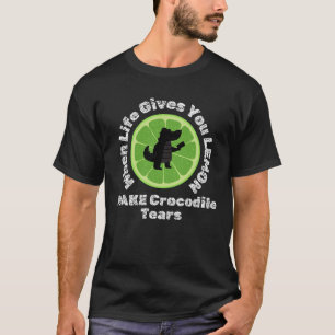 krokodillendier alligators grappig reptiel t-shirt