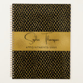 Krokodillengoud gouden nieuwjaar planner (Voorkant)