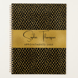 Krokodillengoud gouden nieuwjaar planner