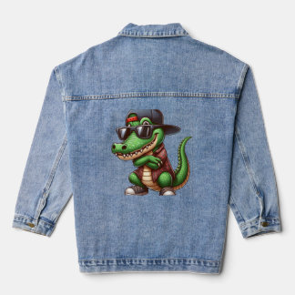 krokodillenhiphop denim jacket