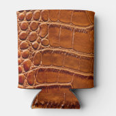 Krokodillenhuid: getextureerde oppervlakte. blikjeskoeler (Achterkant)