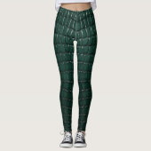 Krokodillenhuid Leggings (Voorkant)