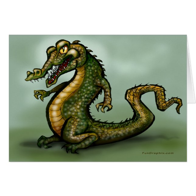 Krokodillenkaart (Voorkant Horizontaal)