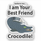 krokodillenkrokodil sticker (Voorkant)