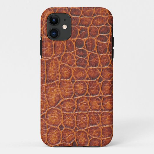 Krokodillenlederontwerp Case-Mate iPhone Case (Achterkant)