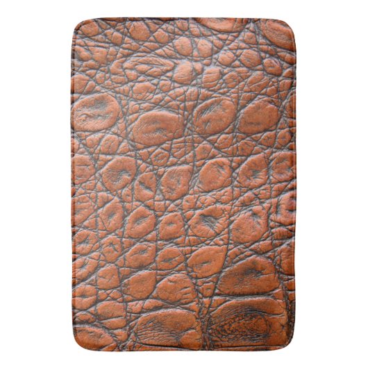 Krokodillenleer nep look badmat (Voorkant Verticaal)