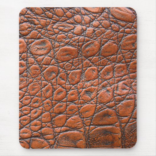 Krokodillenleer nep look muismat (Voorkant)