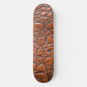 Krokodillenleer nep look persoonlijk skateboard