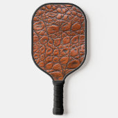 Krokodillenleer nep look pickleball paddle (Achterkant)