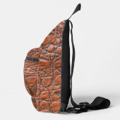 Krokodillenleer nep look sling bag (Rechts)
