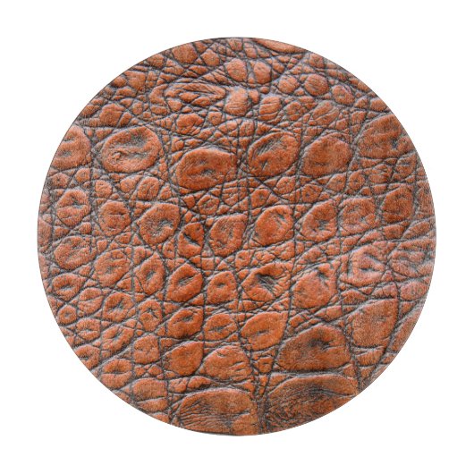 Krokodillenleer nep look snijplank (Voorkant)