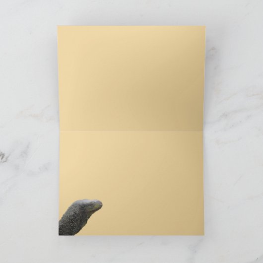 Krokodillenmonitor hagedis platte Kaart (Binnen)