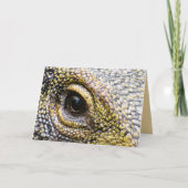 Krokodillenmonitor hagedis platte Kaart (Voorkant)