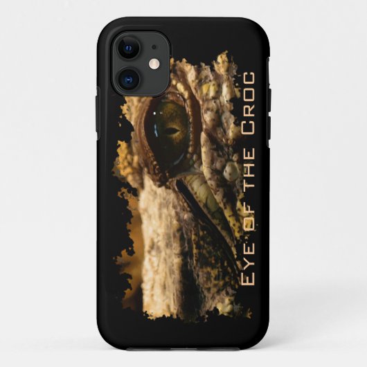 Krokodillenoog, Reptiel, Wilde dieren, Dierenkunst Case-Mate iPhone Case (Achterkant)