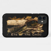 Krokodillenoog, Reptiel, Wilde dieren, Dierenkunst Case-Mate iPhone Case (Achterkant (horizontaal))