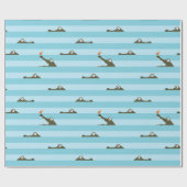 Krokodillenpakpapier Cadeaupapier (Vlak)