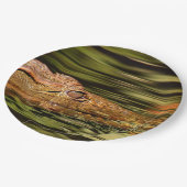 Krokodillenpapier Borden Papieren Bordje (Gekanteld)