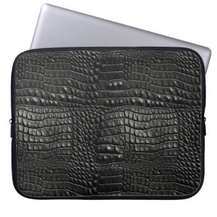Krokodillenprint laptophoes 15" laptop sleeve