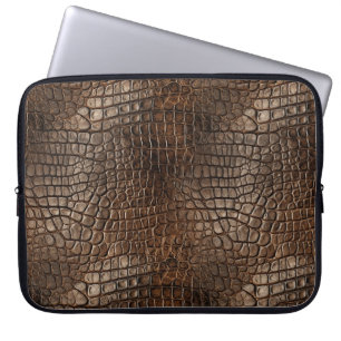 Krokodillenprint laptophoes 15" laptop sleeve