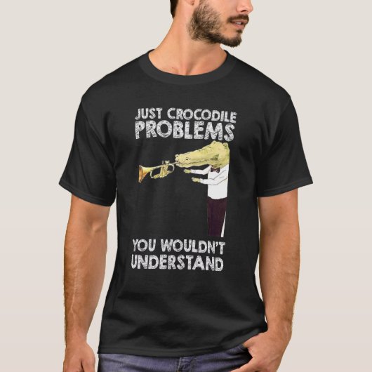 krokodillenproblemen Halloween Costume Alligator e T-shirt (Voorkant)
