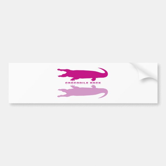 Krokodillenreflectie (Paarse) Bumpersticker (Voorkant)
