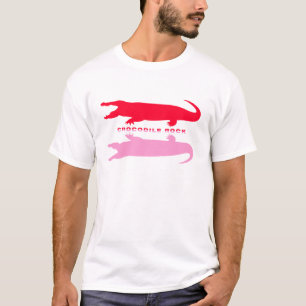 Krokodillenreflectie (rood) t-shirt