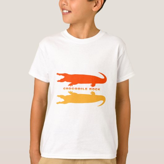 Krokodillenreflectie (Sinaasappel) T-shirt (Voorkant)