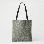 Krokodillenreptiel Wild Animal Skin Pattern Tote Bag (Voorkant)