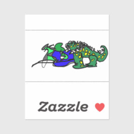 Krokodillenritme Sticker