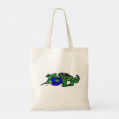 Krokodillenritme Tote Bag (Achterkant)