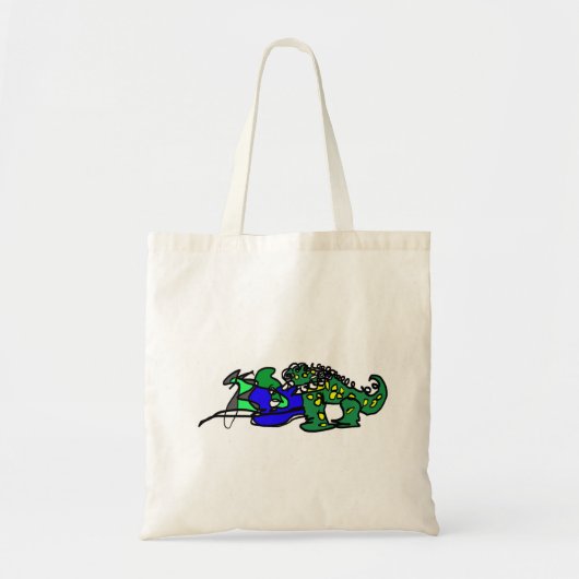 Krokodillenritme Tote Bag (Voorkant)