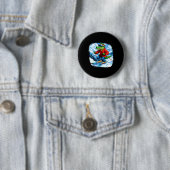 krokodillenskiër ronde button 5,7 cm (In situ)