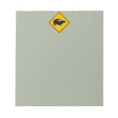 krokodillenteken notitieblok (Voorkant)