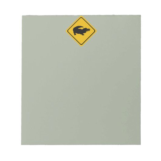 krokodillenteken notitieblok (Voorkant)