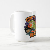 krokodillentovenaar koffiemok (Voorkant links)