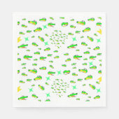 krokodilpatroon servet (Voorkant)