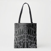 krokodilpatroon tote bag (Voorkant)