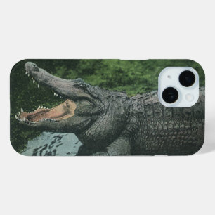  krokodilreptielen, zeedierlijk leven iPhone 15 case