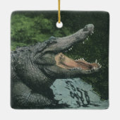  krokodilreptielen, zeedierlijk leven keramisch ornament (Achterkant)