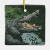  krokodilreptielen, zeedierlijk leven keramisch ornament (Voorkant)