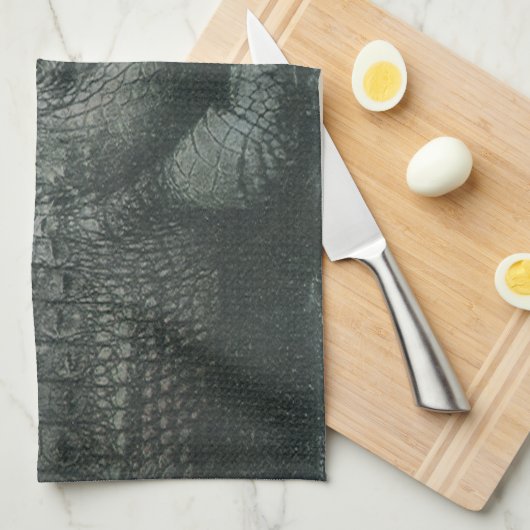  krokodilreptielen, zeedierlijk leven theedoek (Quarter Fold)