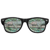 Krokodilteju Retro Zonnebril (Voorkant)
