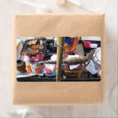 Krokodilvlees BBQ ... Thailand Street Food Etiket (Insitu)