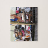 Krokodilvlees BBQ ... Thailand Street Food Legpuzzel (Verticaal)