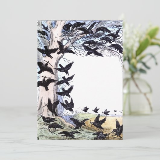 Krokoen Bedankkaart (Staand voorkant)